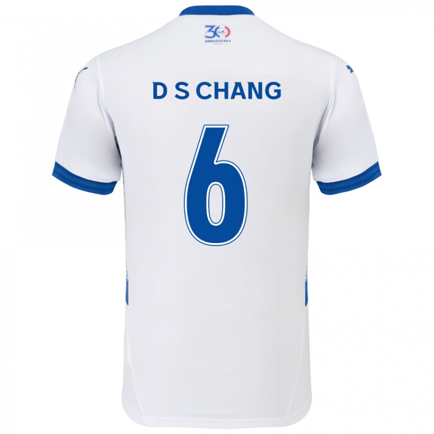 גברים Se-Dong Chang #6 כחול מלכותי לבן הרחק ג'רזי 2025/26 חולצה קצרה