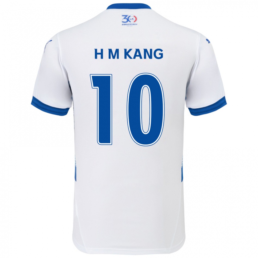 גברים Hyun-Muk Kang #10 כחול מלכותי לבן הרחק ג'רזי 2025/26 חולצה קצרה