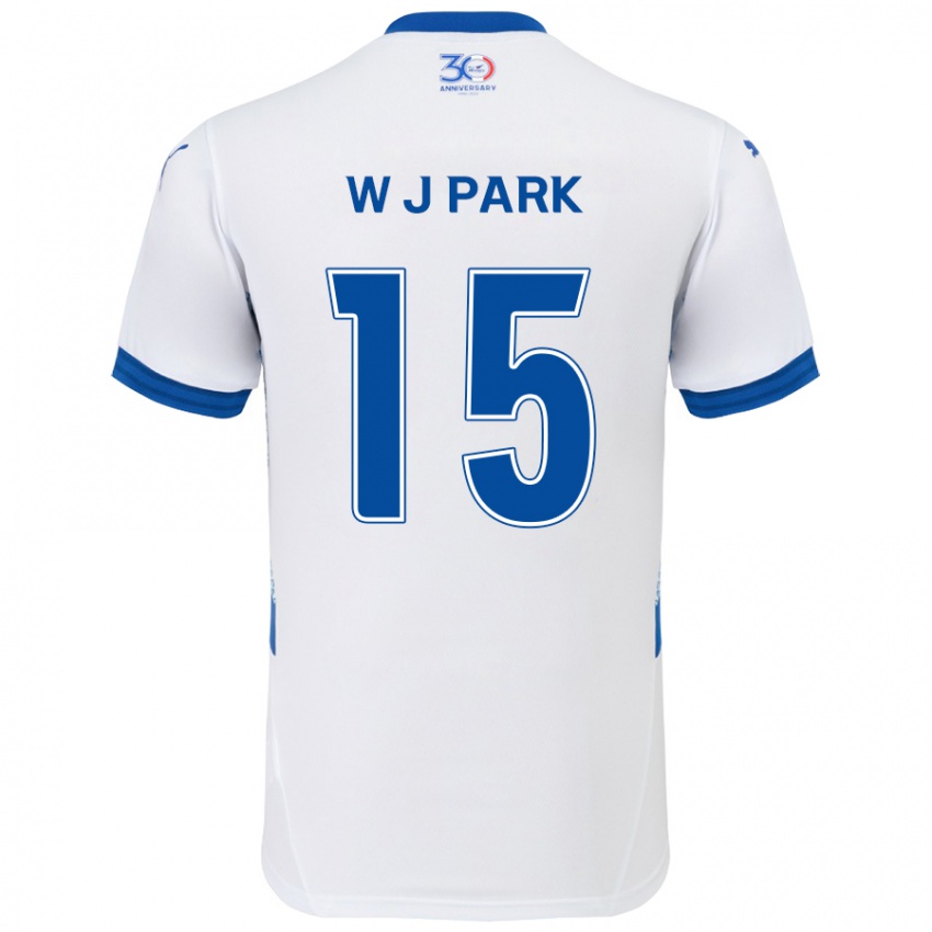 גברים Woo-Jin Park #15 כחול מלכותי לבן הרחק ג'רזי 2025/26 חולצה קצרה