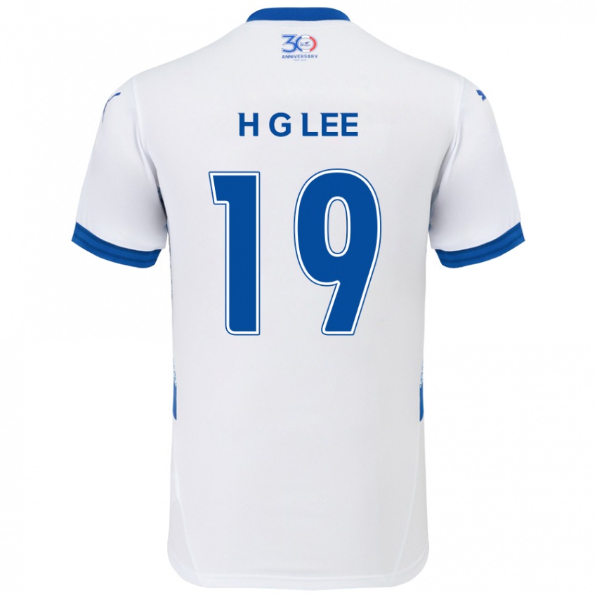 גברים Geon-Hee Lee #19 כחול מלכותי לבן הרחק ג'רזי 2025/26 חולצה קצרה