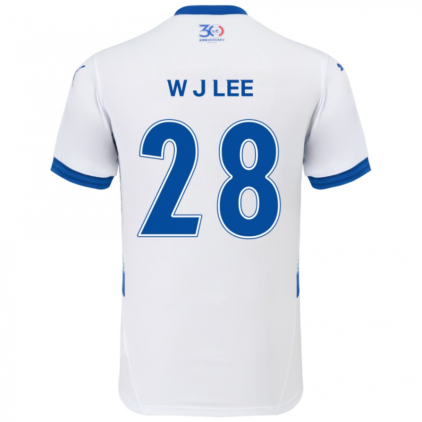 גברים Jun-Woo Lee #28 כחול מלכותי לבן הרחק ג'רזי 2025/26 חולצה קצרה
