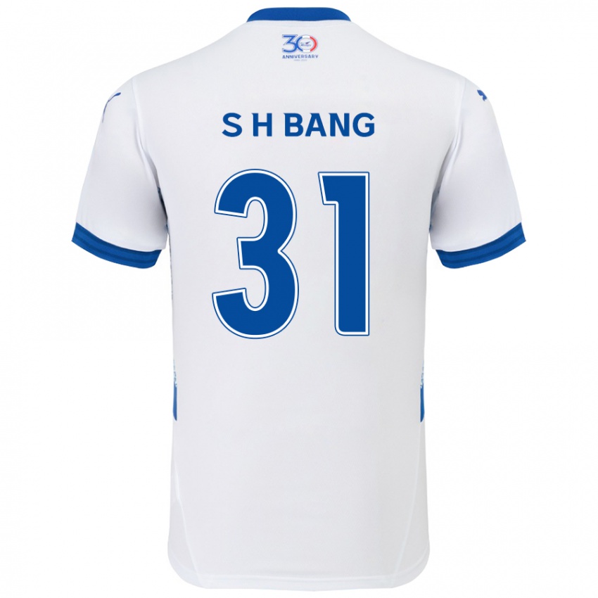 גברים Hee-Sang Bang #31 כחול מלכותי לבן הרחק ג'רזי 2025/26 חולצה קצרה