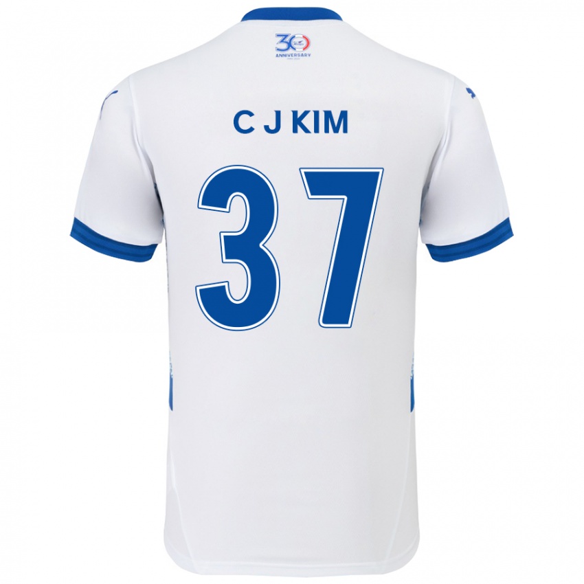 גברים Joo-Chan Kim #37 כחול מלכותי לבן הרחק ג'רזי 2025/26 חולצה קצרה