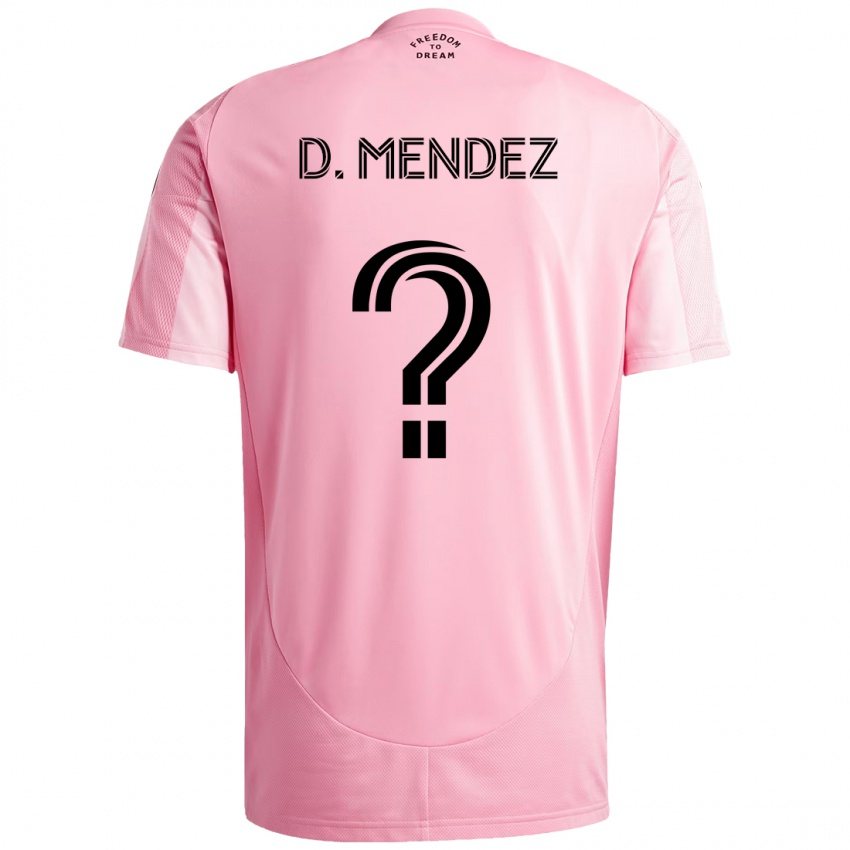 נשים Dylan Mendez #0 ורוד שחור ג'רזי ביתית 2025/26 חולצה קצרה