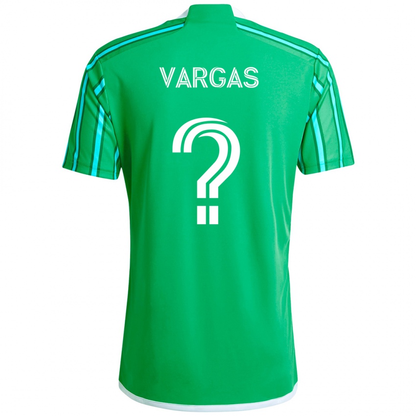 נשים Abad Vargas #0 ירוק לבן ג'רזי ביתית 2025/26 חולצה קצרה