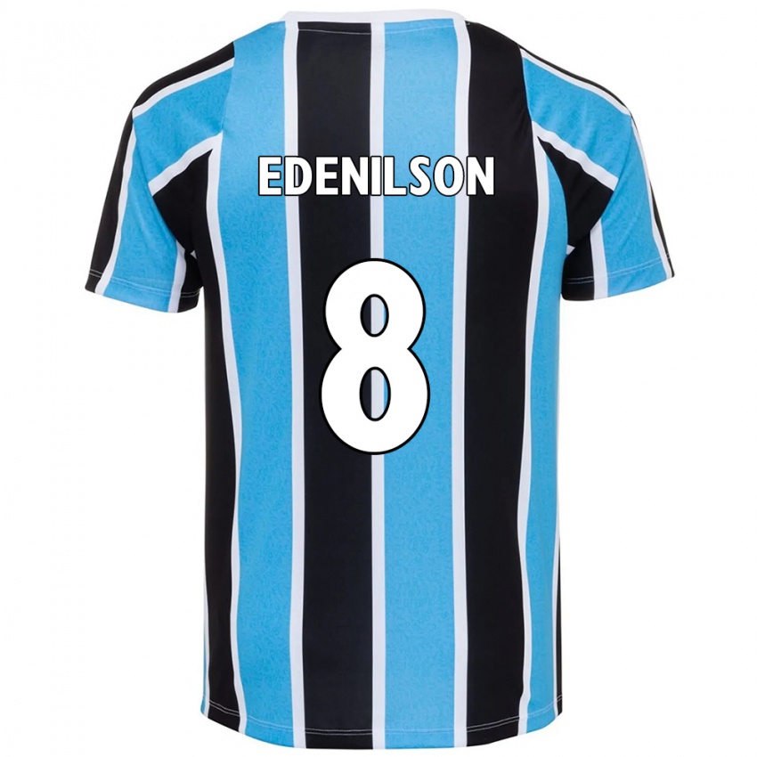 נשים Edenílson #8 כחול שחור לבן ג'רזי ביתית 2025/26 חולצה קצרה