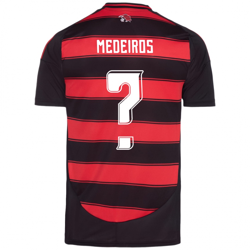 נשים Thiago Medeiros #0 לבן אדום ג'רזי ביתית 2025/26 חולצה קצרה