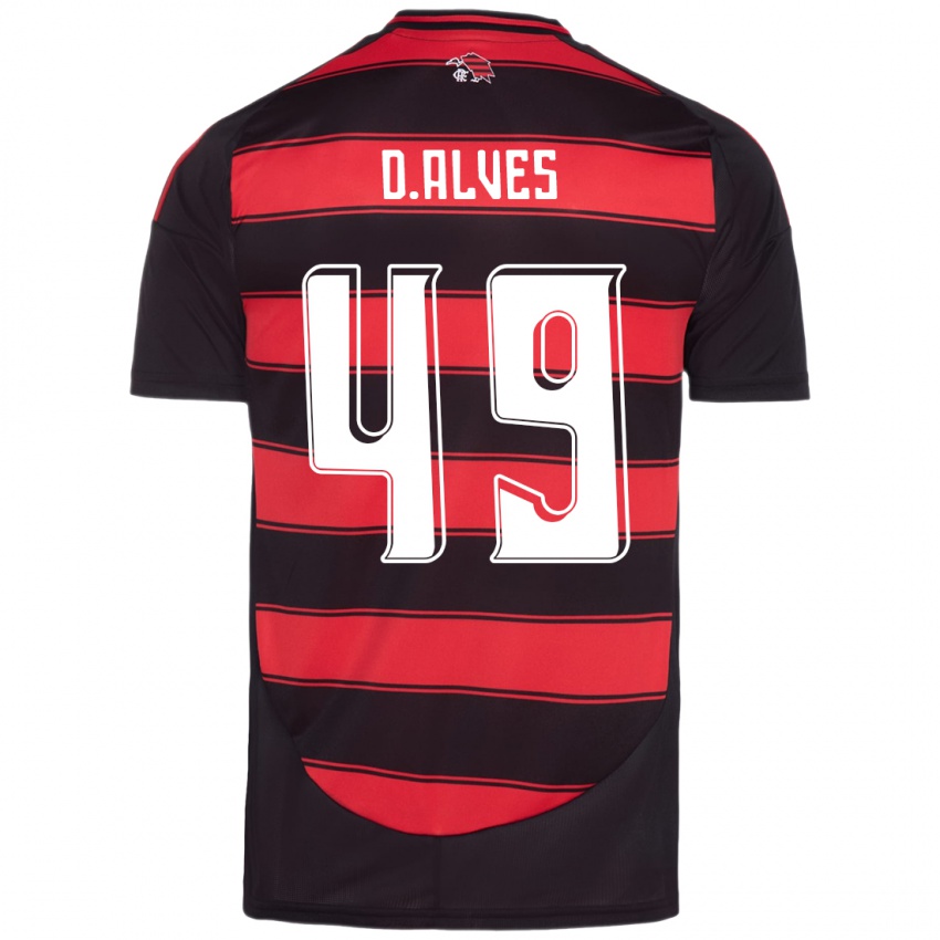 נשים Dyogo Alves #49 לבן אדום ג'רזי ביתית 2025/26 חולצה קצרה