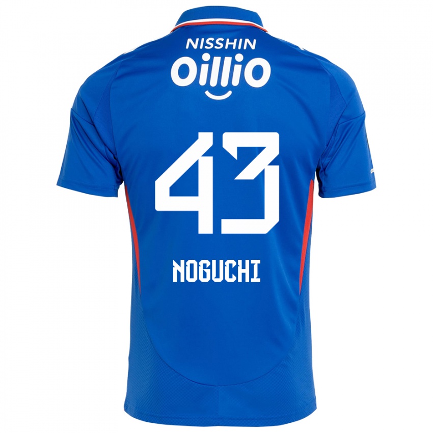 נשים Reno Noguchi #43 כחול מלכותי לבן ג'רזי ביתית 2025/26 חולצה קצרה