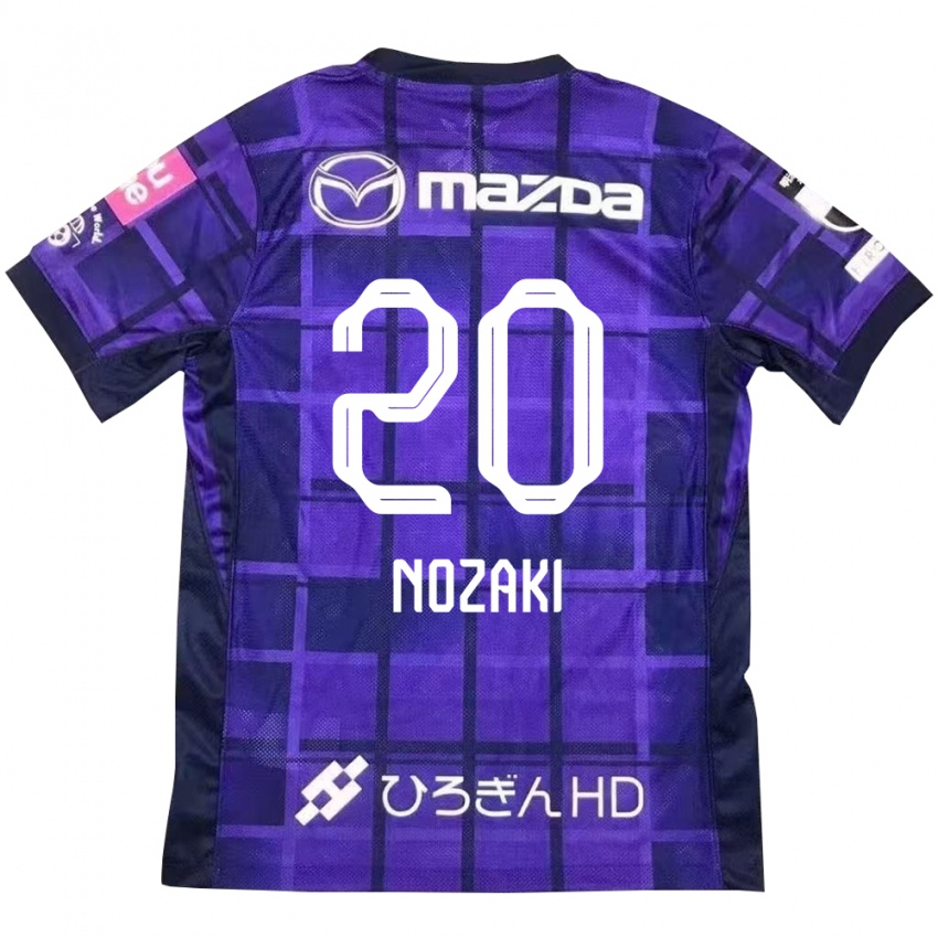 נשים Kota Nozaki #20 סגול כתום ג'רזי ביתית 2025/26 חולצה קצרה