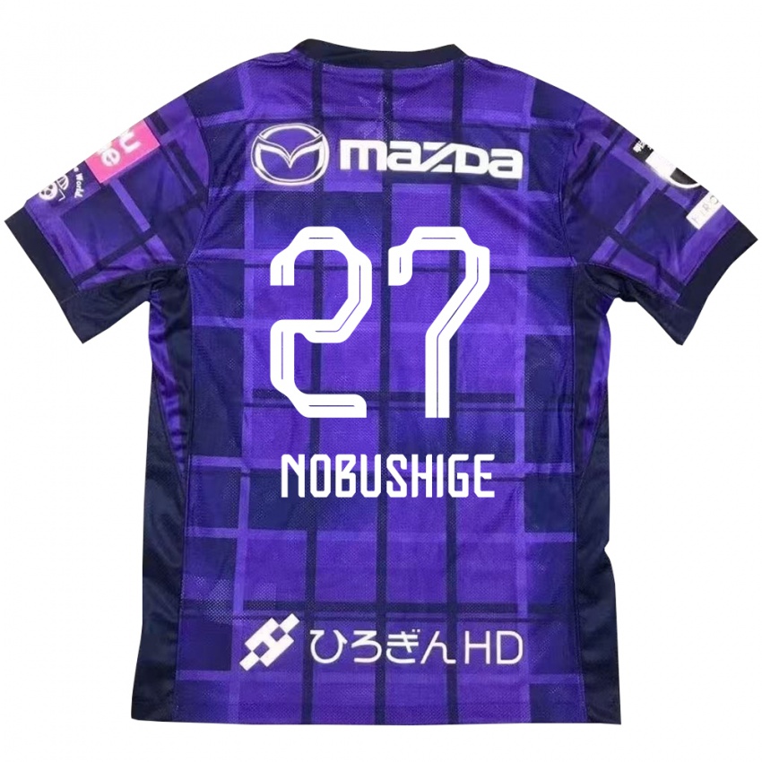 נשים Ryojiro Nobushige #27 סגול כתום ג'רזי ביתית 2025/26 חולצה קצרה