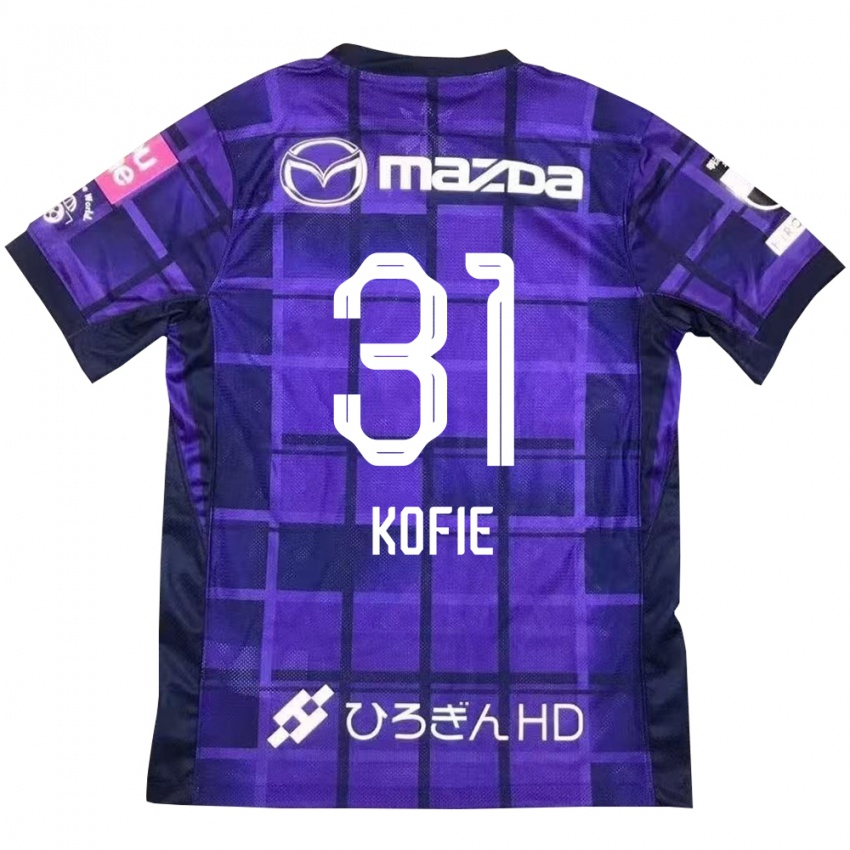נשים Shota Kofie #31 סגול כתום ג'רזי ביתית 2025/26 חולצה קצרה