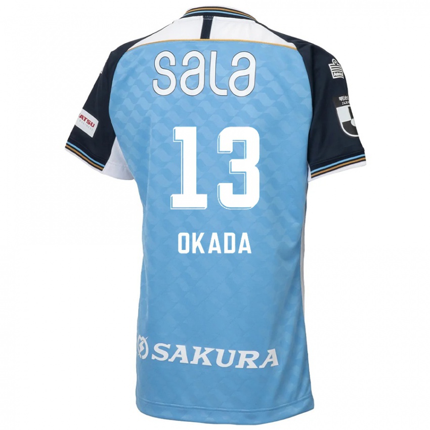 נשים Kosei Okada #13 לבן שחור ג'רזי ביתית 2025/26 חולצה קצרה