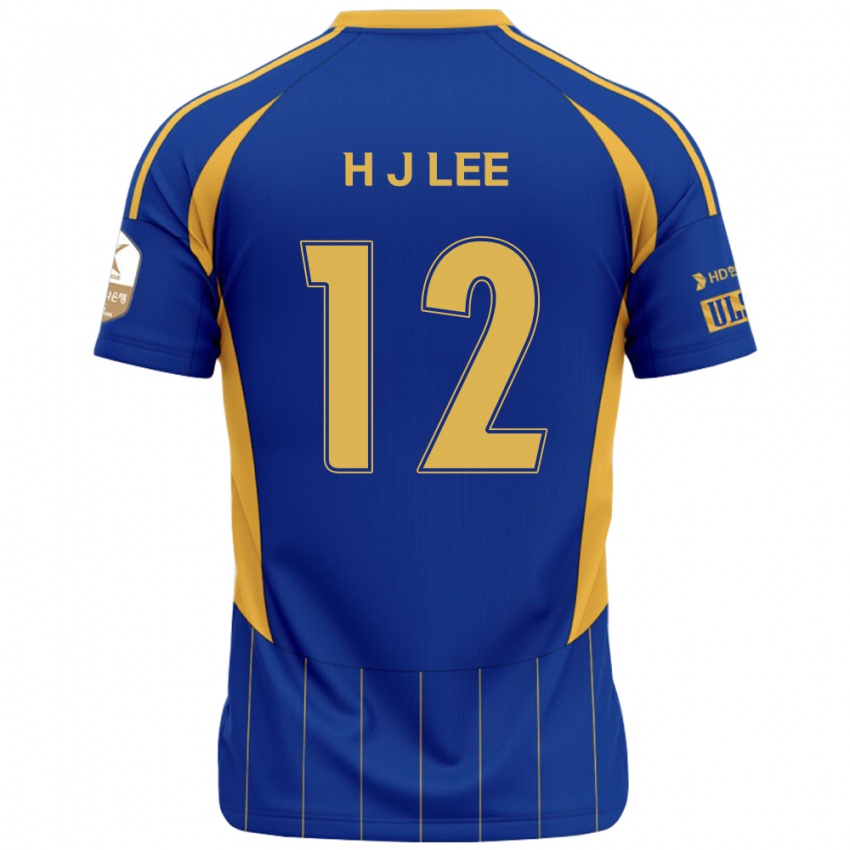נשים Jae-Hyung Lee #12 כחול מלכותי צהוב ג'רזי ביתית 2025/26 חולצה קצרה