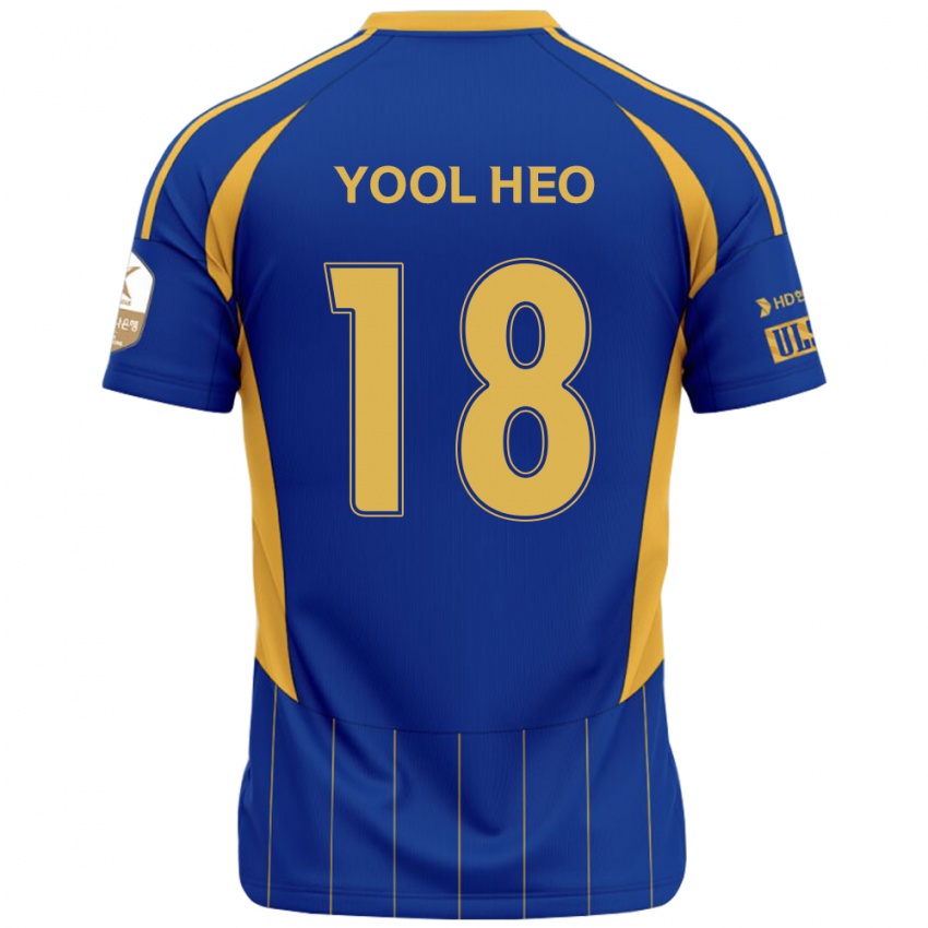 נשים Yool Heo #18 לבן תכלת שמיים ג'רזי ביתית 2025/26 חולצה קצרה