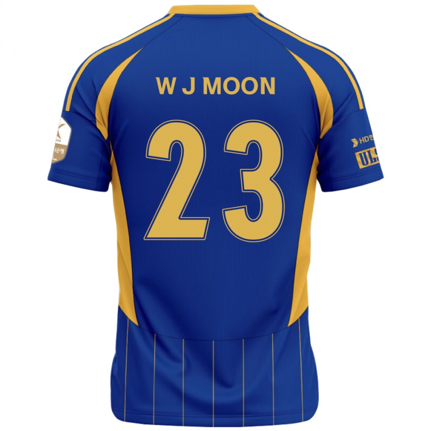 נשים Ji-Won Moon #23 לבן תכלת שמיים ג'רזי ביתית 2025/26 חולצה קצרה