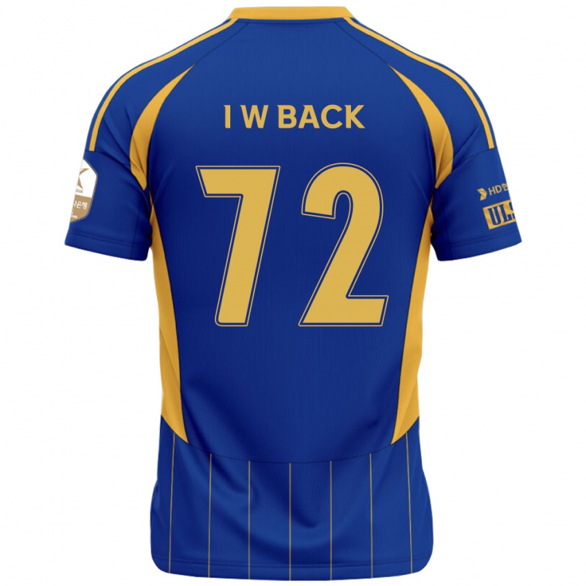 נשים In-Woo Back #72 לבן תכלת שמיים ג'רזי ביתית 2025/26 חולצה קצרה