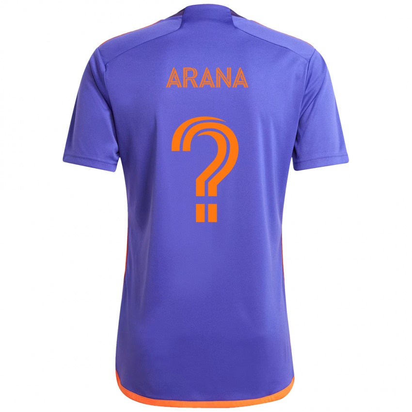 נשים Matthew Arana #0 כתום לבן הרחק ג'רזי 2025/26 חולצה קצרה
