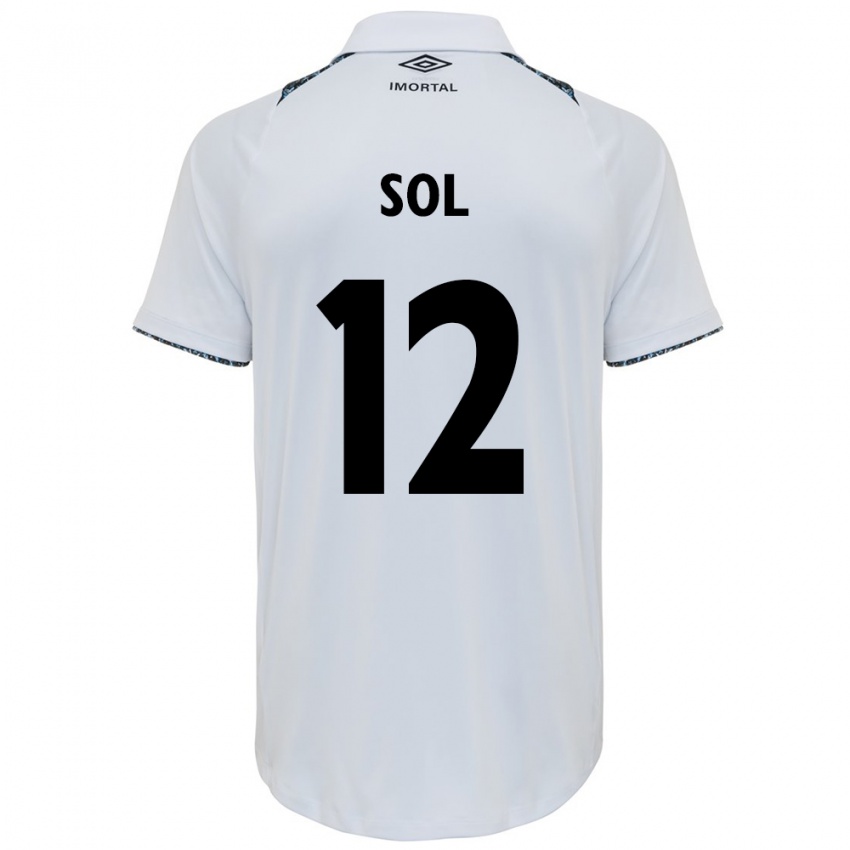 נשים Sol #12 כחול שחור לבן הרחק ג'רזי 2025/26 חולצה קצרה