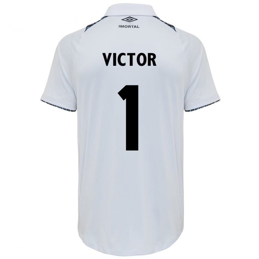 נשים Paulo Victor Vidotti #1 לבן כחול הרחק ג'רזי 2025/26 חולצה קצרה