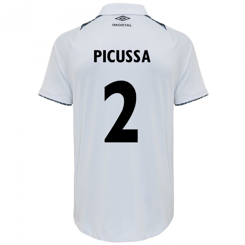 נשים Andressa Herminia Gelenski Picussa #2 לבן כחול הרחק ג'רזי 2025/26 חולצה קצרה