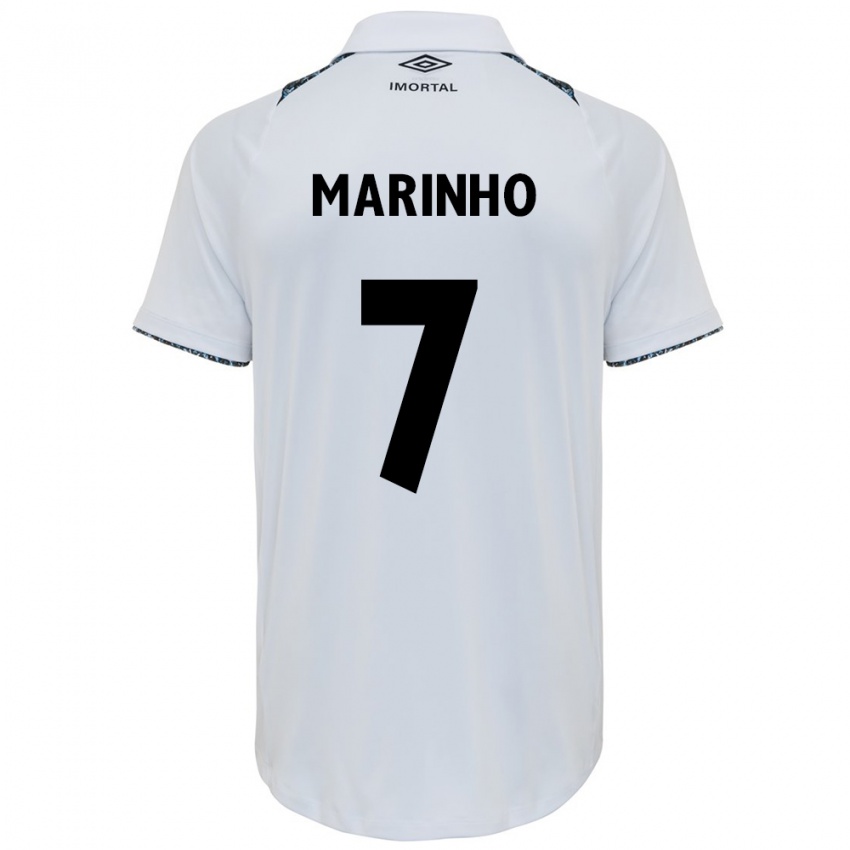 נשים Ananda Cristina Marinho #7 לבן כחול הרחק ג'רזי 2025/26 חולצה קצרה
