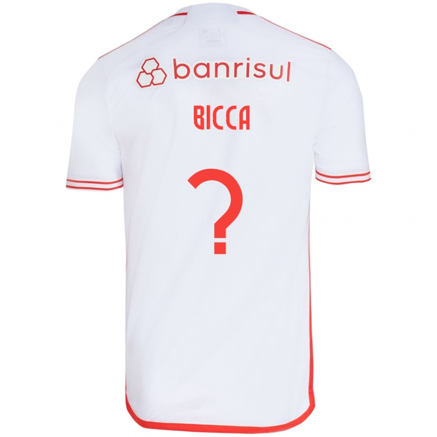 נשים Leo Bicca #0 לבן אדום הרחק ג'רזי 2025/26 חולצה קצרה