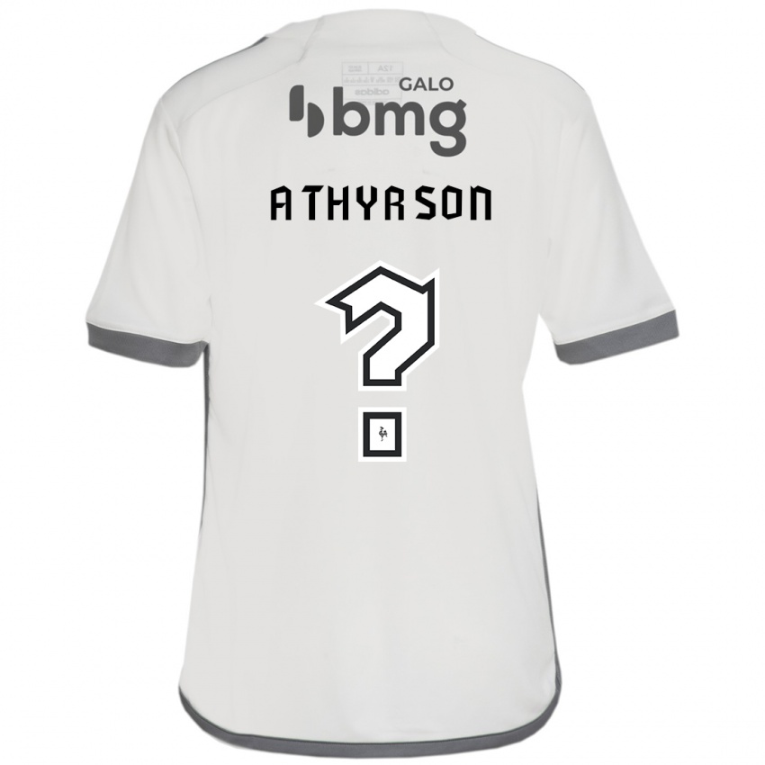 נשים Athyrson #0 לבן שחור הרחק ג'רזי 2025/26 חולצה קצרה