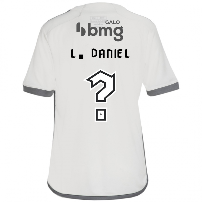 נשים Lucas Daniel #0 לבן שחור הרחק ג'רזי 2025/26 חולצה קצרה