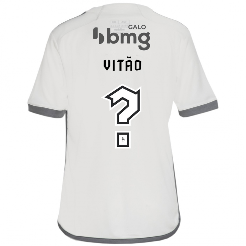 נשים Vitão #0 לבן שחור הרחק ג'רזי 2025/26 חולצה קצרה