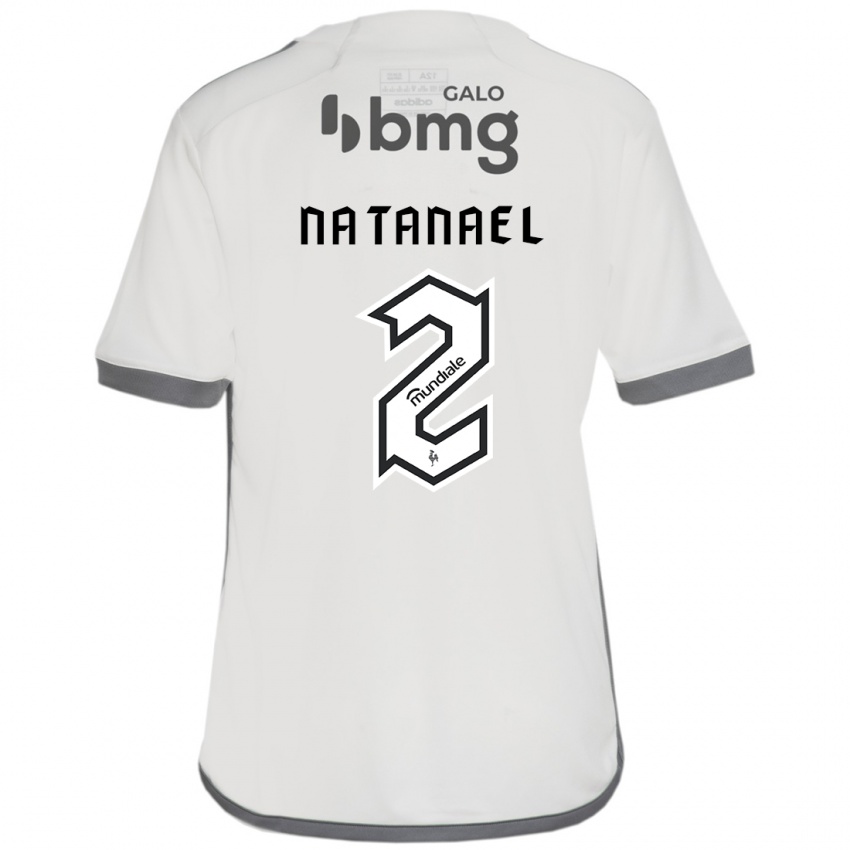 נשים Natanael #2 לבן שחור הרחק ג'רזי 2025/26 חולצה קצרה