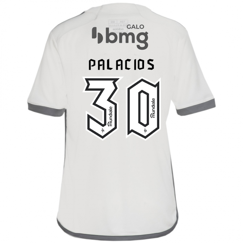 נשים Brahian Palacios #30 לבן שחור הרחק ג'רזי 2025/26 חולצה קצרה