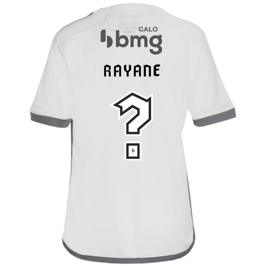 נשים Rayane #0 לבן שחור הרחק ג'רזי 2025/26 חולצה קצרה