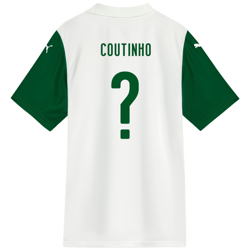 נשים Rafael Coutinho #0 ירוק לבן הרחק ג'רזי 2025/26 חולצה קצרה