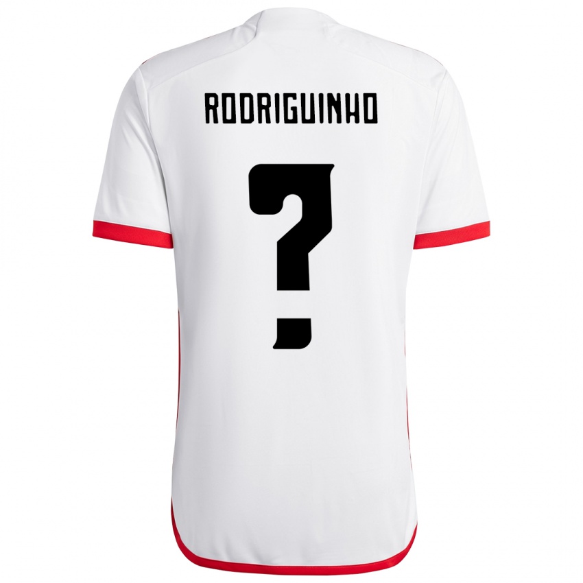 נשים Rodriguinho #0 לבן אדום הרחק ג'רזי 2025/26 חולצה קצרה