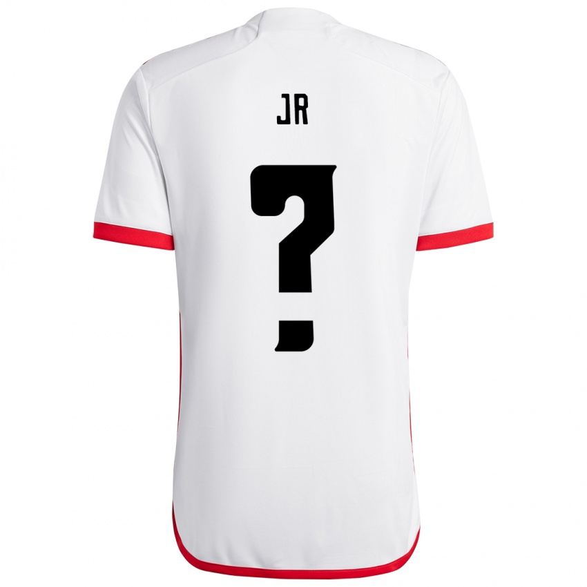 נשים Wanderson Jr #0 לבן אדום הרחק ג'רזי 2025/26 חולצה קצרה