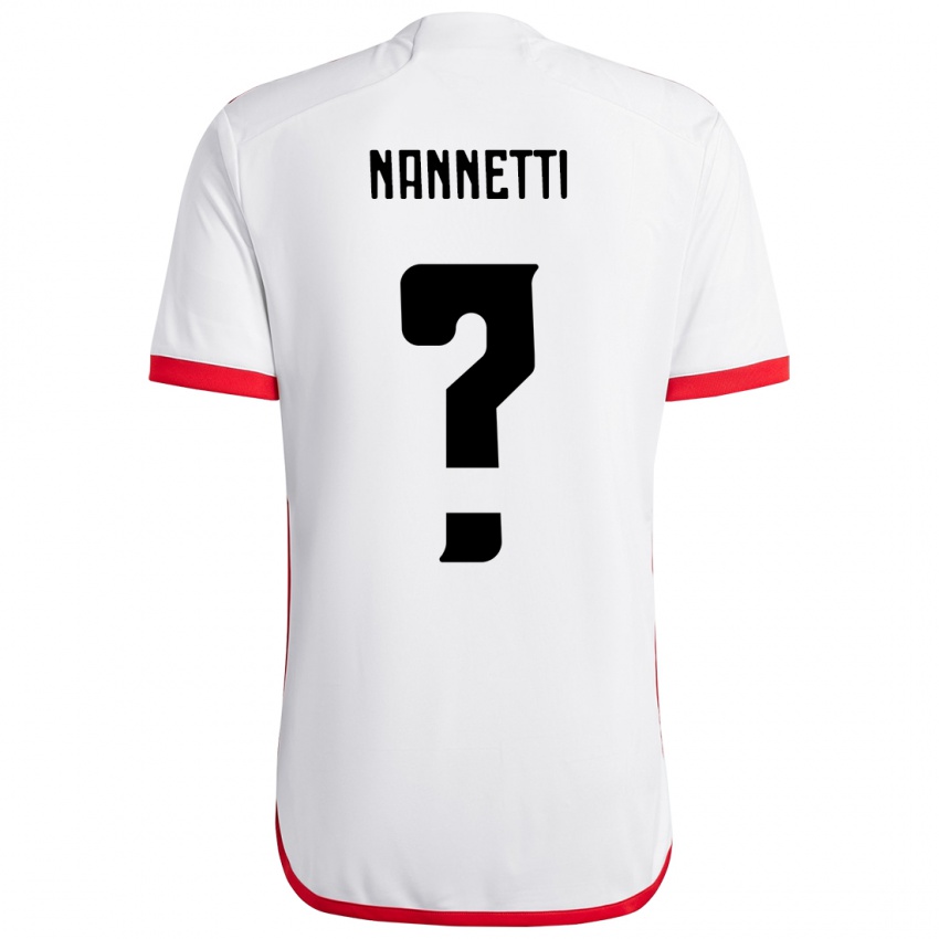 נשים Léo Nannetti #0 אדום שחור הרחק ג'רזי 2025/26 חולצה קצרה