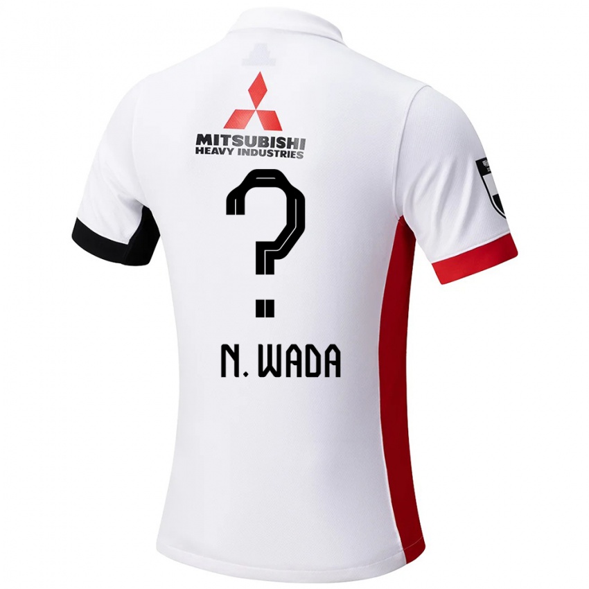 נשים Naoya Wada #0 לבן שחור הרחק ג'רזי 2025/26 חולצה קצרה