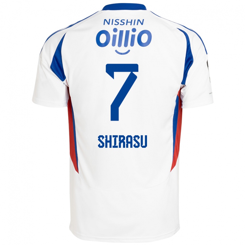 נשים Kento Shirasu #7 כחול מלכותי לבן הרחק ג'רזי 2025/26 חולצה קצרה