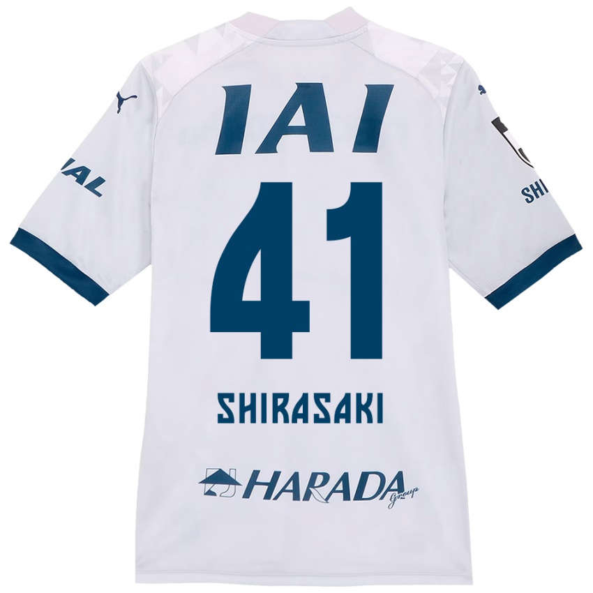 נשים Ryohei Shirasaki #41 כתום אדום הרחק ג'רזי 2025/26 חולצה קצרה