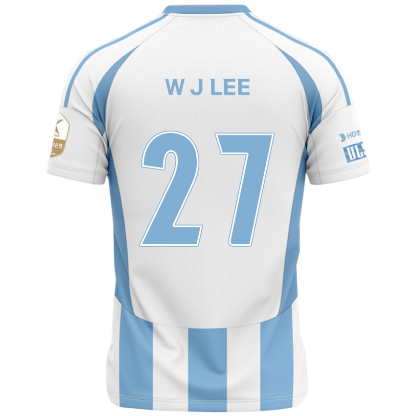 נשים Ji-Woo Lee #27 כחול מלכותי צהוב הרחק ג'רזי 2025/26 חולצה קצרה