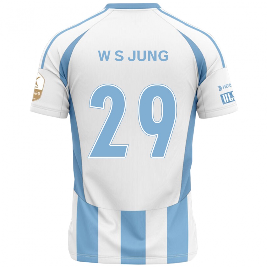 נשים Woo-Seok Jung #29 כחול מלכותי צהוב הרחק ג'רזי 2025/26 חולצה קצרה