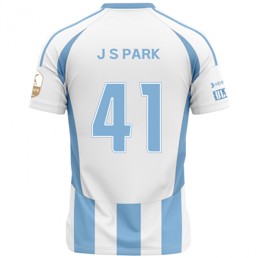 נשים Sang-Jun Park #41 כחול מלכותי צהוב הרחק ג'רזי 2025/26 חולצה קצרה