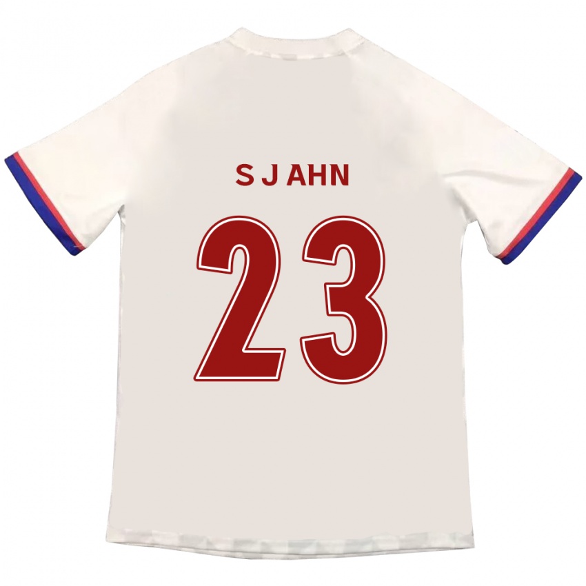 נשים Jun-Su Ahn #23 כחול מלכותי אדום הרחק ג'רזי 2025/26 חולצה קצרה