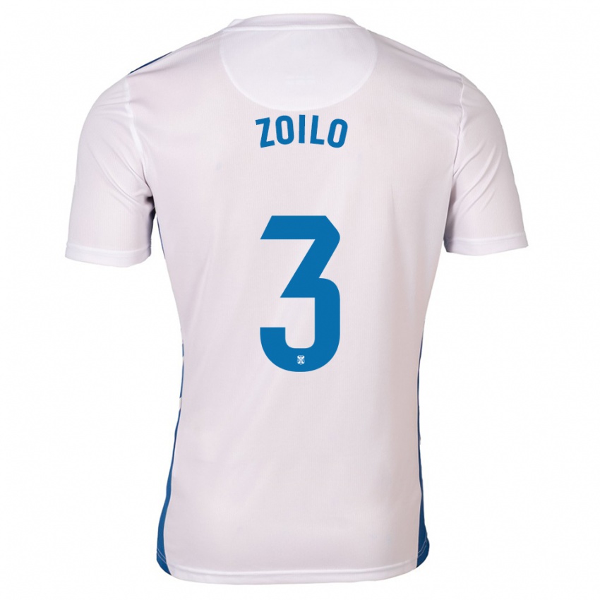 נשים אנדר זואילו סרדיירה #3 לבן כחול ג'רזי ביתית 2025/26 חולצה קצרה