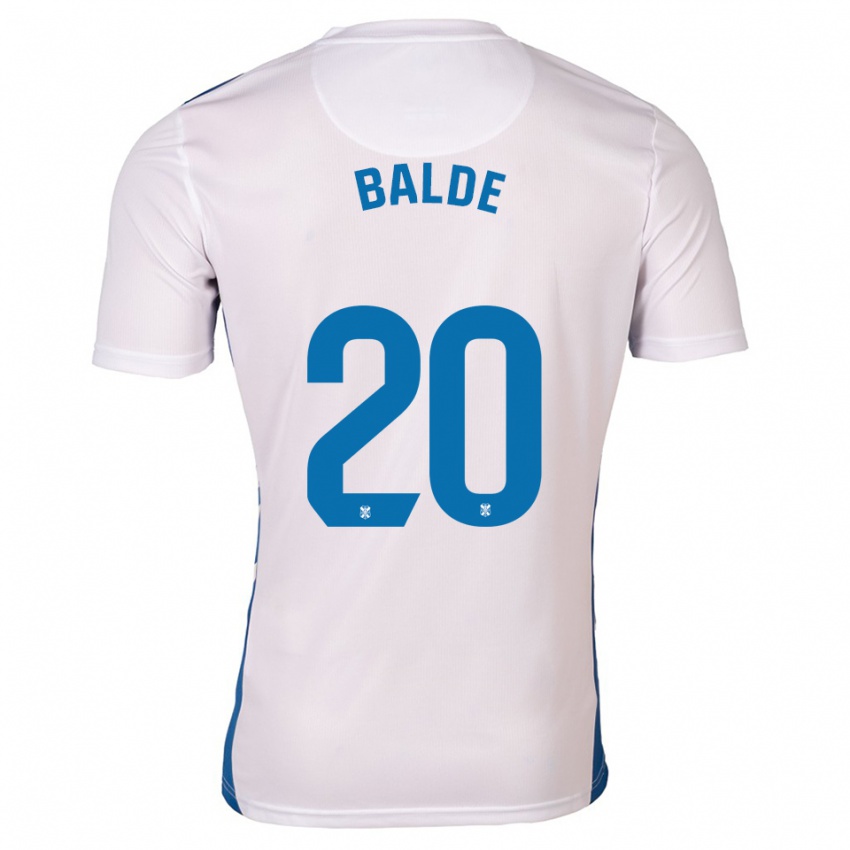 נשים מהמדו באלדה #20 לבן כחול ג'רזי ביתית 2025/26 חולצה קצרה