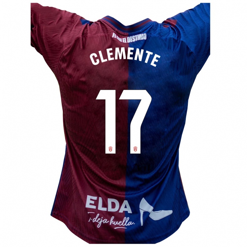 נשים חסוס קלמנטה #17 כחול אדום ג'רזי ביתית 2025/26 חולצה קצרה
