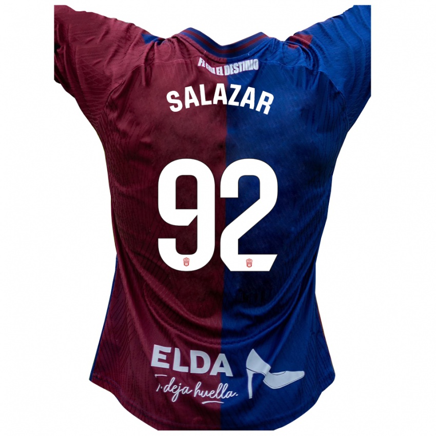 נשים ישראל סלזאר #92 כחול אדום ג'רזי ביתית 2025/26 חולצה קצרה