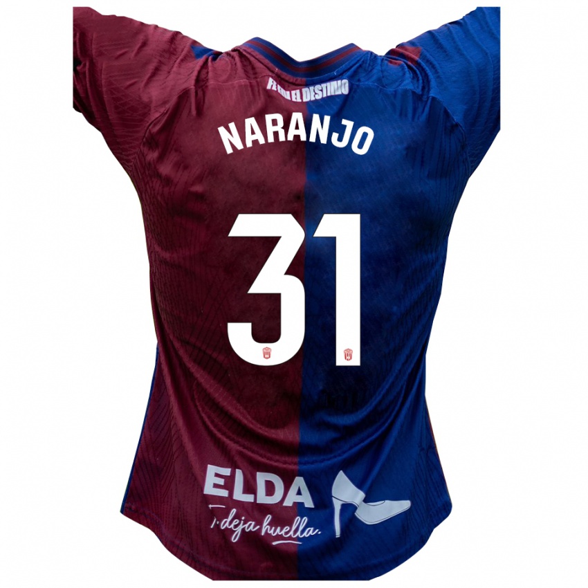 נשים David Naranjo #31 כחול אדום ג'רזי ביתית 2025/26 חולצה קצרה