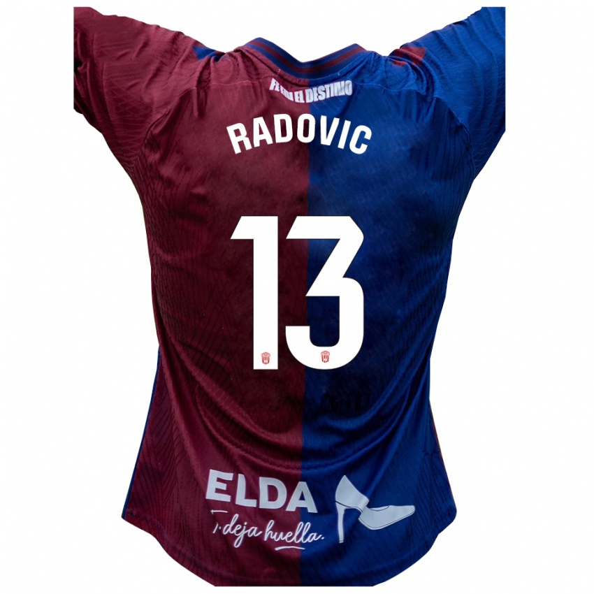 נשים Danilo Radovic #13 כחול אדום ג'רזי ביתית 2025/26 חולצה קצרה